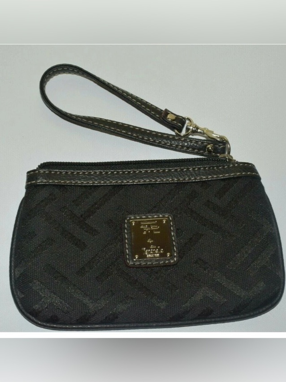 Tignanello Black Small Wristlet in Excellent Condition!